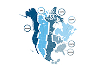 APPA Regional map Blue